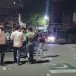 अज्ञात व्यक्ति ने सड़क पर बना दिए पाकिस्तान के झंडे, पुलिस मामले की जांच जुटी