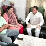 मुख्यमंत्री धामी ने मनोज जखमोला के आवास पहुंचकर जताया शोक