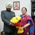 दून विश्वविद्यालय की कुलपति ने राज्यपाल गुरमीत सिंह से की भेंट