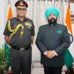राज्यपाल से मध्य कमान के जीओसी-इन-सी लेफ्टिनेंट जनरल अनिंद्यसेन गुप्ता ने की भेंट