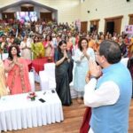 मातृशक्ति संवाद में महिलाओं ने गीत के जरिए जताया सरकार के प्रति विश्वास और आभार